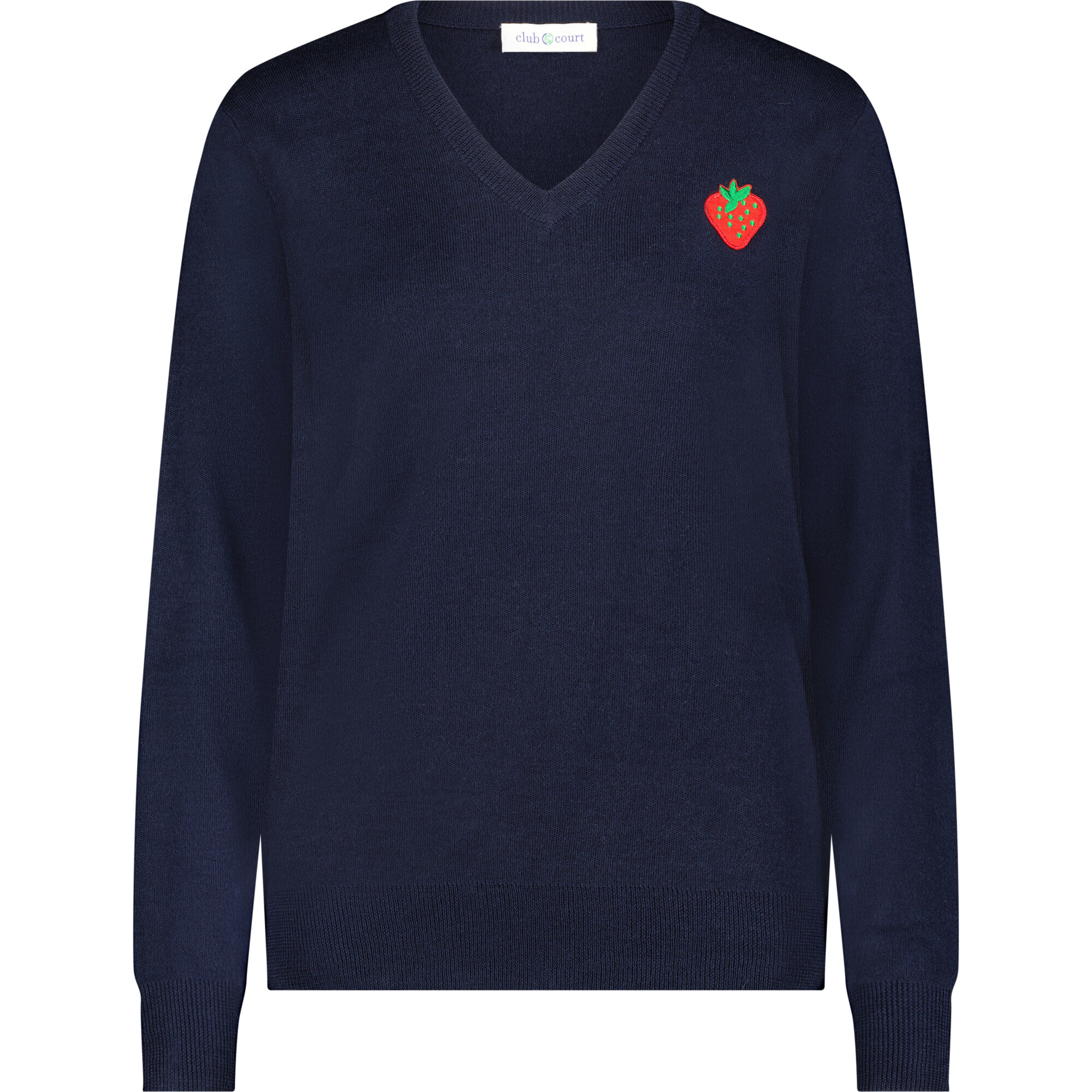 ★CPGN STUDIO_COMPAGNO★ Cheese Club V-neck Knit Navy MUSINSA | CPGN STUDIO Cheese Club V-Neck Knit Navy