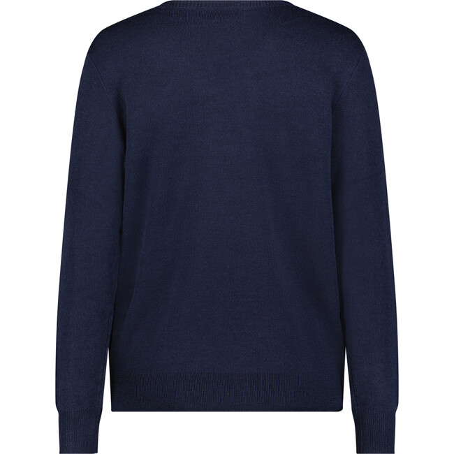 Women's V-Neck Dad Sweater - Sweaters - 3