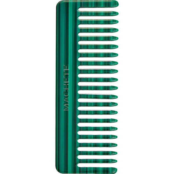 Wide Tooth No.2 Comb, Malachite MACHETE Hair Accessories