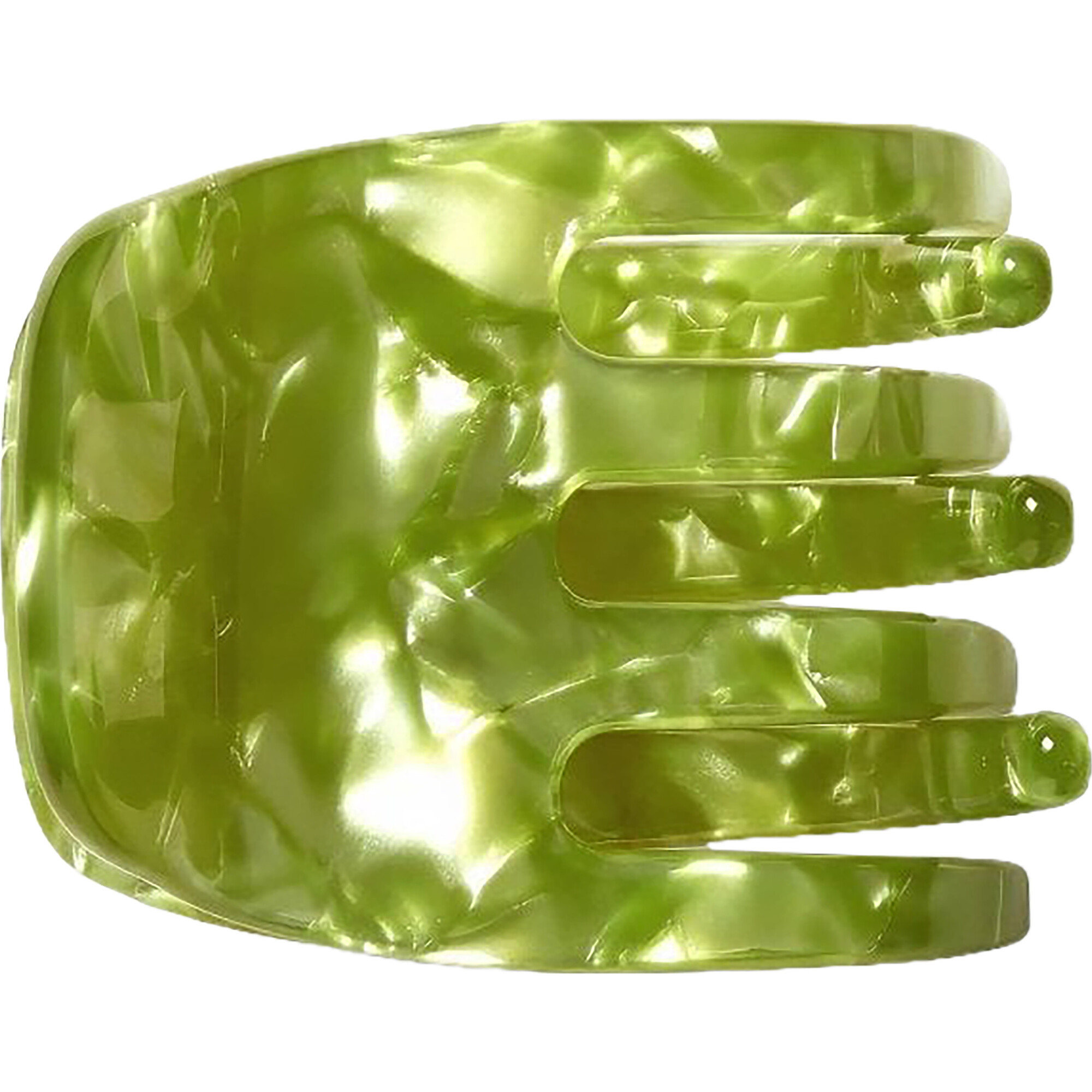 Mini Claw Hair Clip, Pistachio - Hair Accessories - 1
