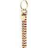 Bar Keychain, Tortoise Checker & Gold - Other Accessories - 1 - thumbnail