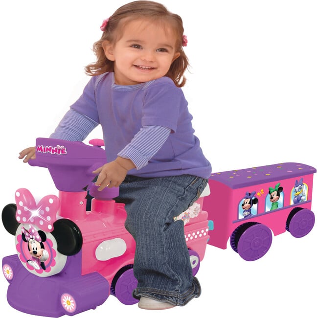 Disney: Minnie Mouse Motorized Train Ride-On W/ Track - Outdoor Games - 3