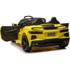 24V Chevrolet Corvette C8 2-Seater Ride on Yellow - Ride-Ons - 5