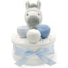 Zachary Zebra Diaper Cake, Blue - Mixed Gift Sets - 1 - thumbnail