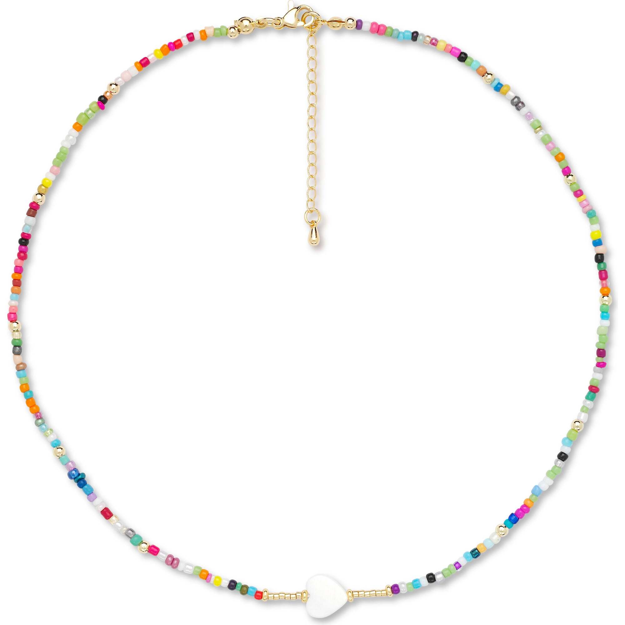 Women's Jane Heart Beaded Necklace - Necklaces - 1