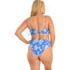 Women's Izzy Print Bikini Bottom, Blue Ladies - Two Pieces - 4