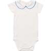 Pan One-piece, Blue Piping - Rompers - 1 - thumbnail