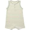 Lachlan Romper, Kiwi Stripe - Rompers - 1 - thumbnail