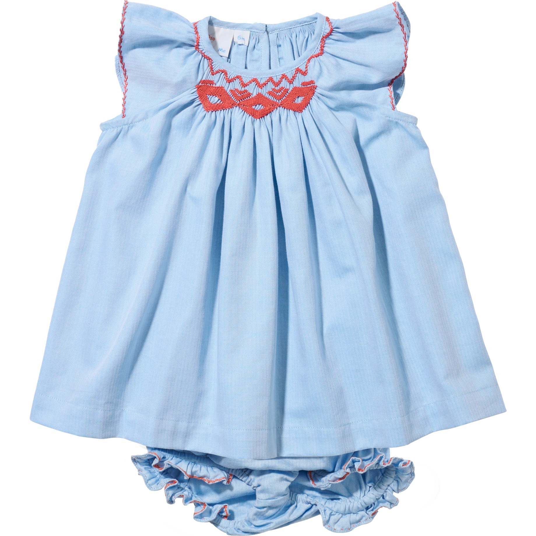 Betty Baby Dress, Light Blue - Dresses - 1