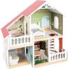 Country Cottage Wooden Doll House - Dollhouses - 1 - thumbnail