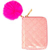 Sparkle Quilted Wallet, Bubblegum - Bags - 1 - thumbnail