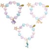 Mermaid & Seashell Bracelet Set - Bracelets - 1 - thumbnail