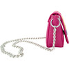Crossbody Patch Handbag, Hot Pink - Bags - 2