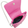 Crossbody Patch Handbag, Hot Pink - Bags - 4