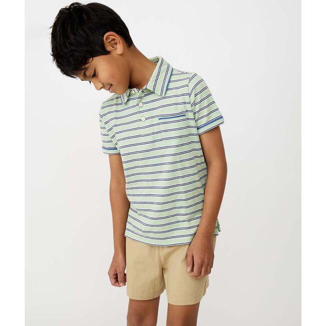 Marco Polo, Kiwi Ticking Stripe - Polo Shirts - 2