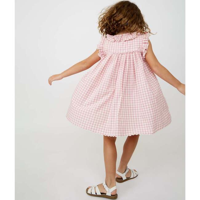 Sadie Dress, Rose Check - Dresses - 3