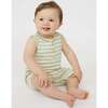 Lachlan Romper, Kiwi Stripe - Rompers - 3