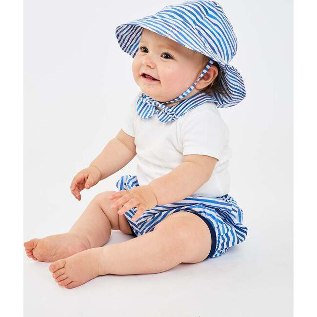 Noe Baby Hat, Painted Stripe - Hats - 2