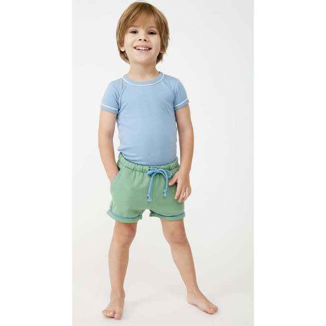 Willie One-piece, Dusty Blue - Rompers - 2