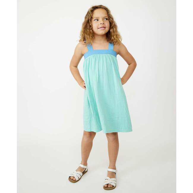 Kate Dress, Turquoise - Dresses - 2