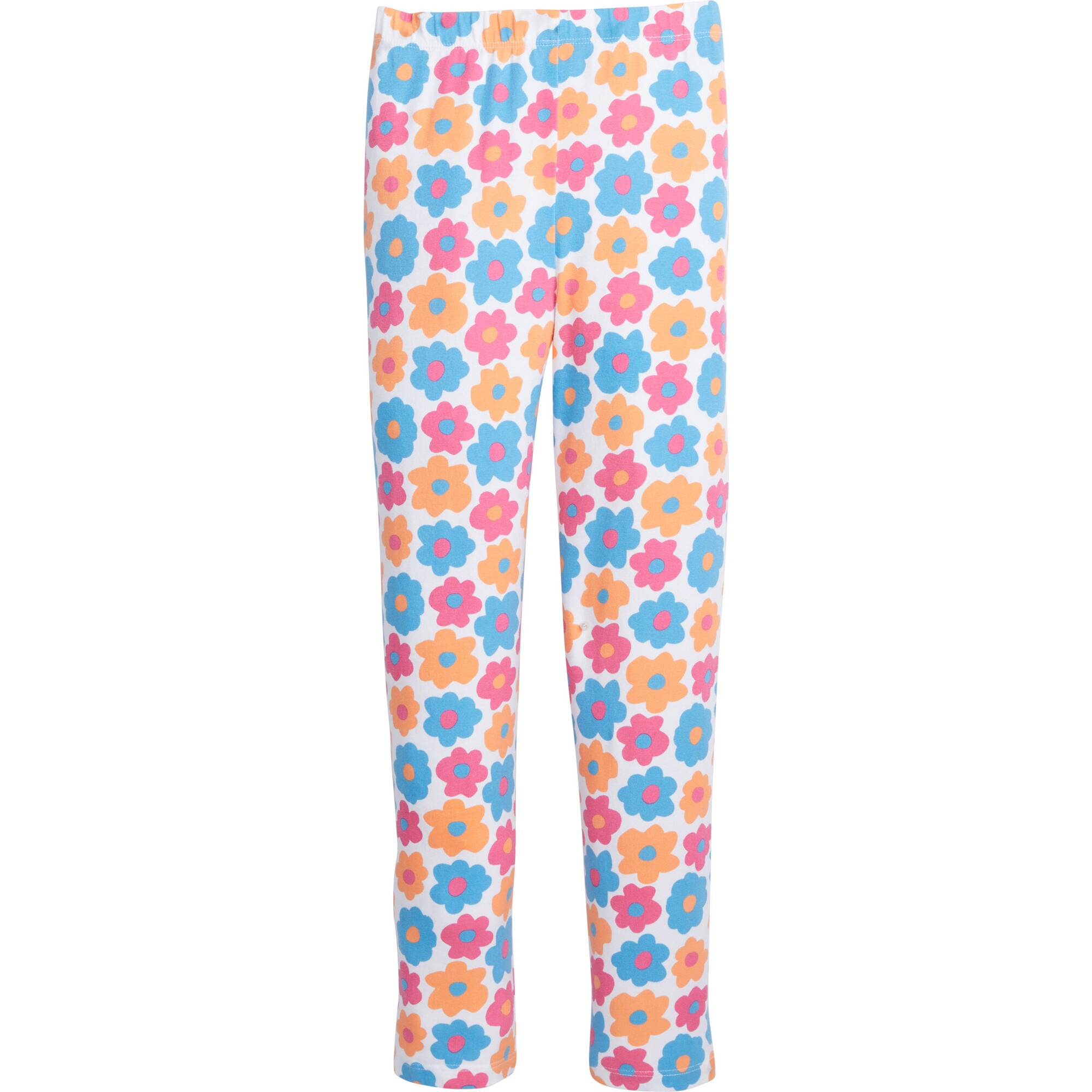 Stretchy Print Leggings, Flower Market - Leggings - 1