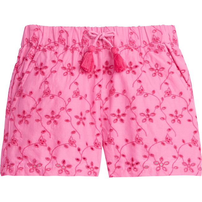 Richmond Shorts, Pink Eyelet
