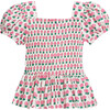 India Top, Pink Marigold - Shirts - 1 - thumbnail