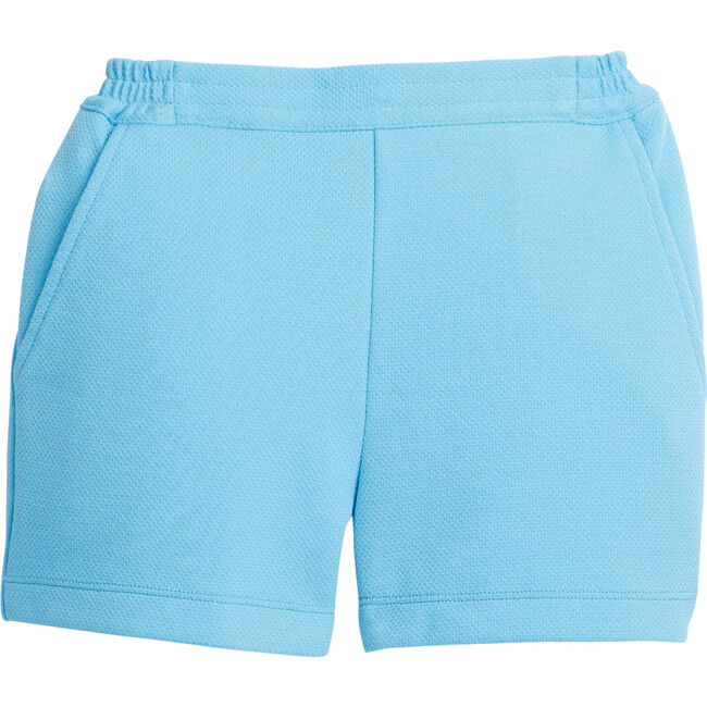 Basic Shorts, Turquoise Pique