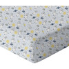 Print Organic Crib Sheet, Space Bears - Crib Sheets - 1 - thumbnail