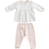 Duck Ruffle Outfit, White - Mixed Apparel Set - 1 - thumbnail