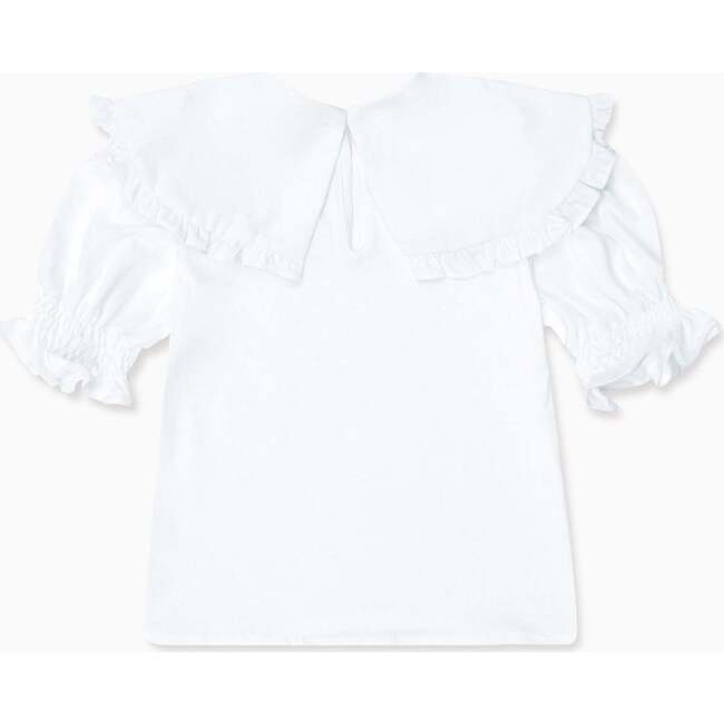 Nolina Cotton Top, White - Shirts - 4