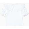 Nolina Cotton Top, White - Shirts - 4