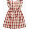 Blanca Smock Dress, Red Check - Dresses - 3