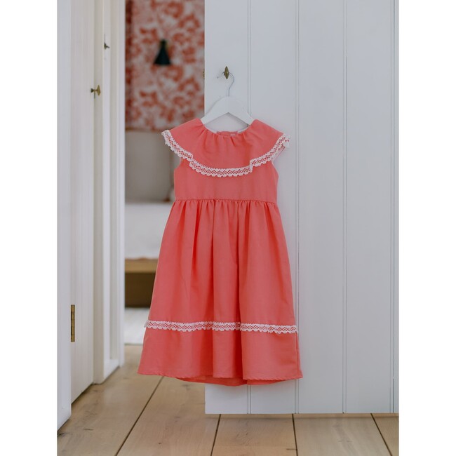 Celestia Dress, Coral - Dresses - 2