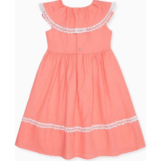 Celestia Dress, Coral - Dresses - 3