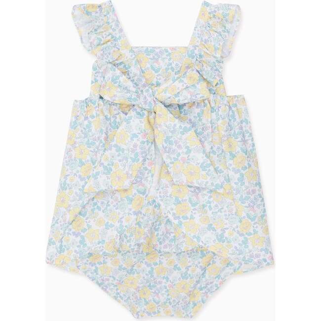 Elicia Cotton Baby Girl Summer Set, Yellow - Mixed Apparel Set - 3