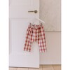 Alex Baby Trousers, Red Check - Pants - 2