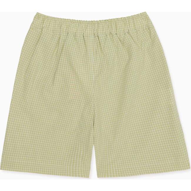 Cortino Shorts, Green Gingham - Shorts - 3