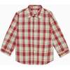 Nico Shirt, Red Check - Shirts - 1 - thumbnail