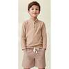 Cortino Cotton Shorts, Camel - Shorts - 4