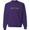 Women's Custom Stitch Sweatshirt, Purple - Sweatshirts - 1 - thumbnail