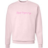 Women's Custom Stitch Sweatshirt, Pink - Sweatshirts - 1 - thumbnail