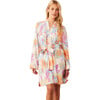 Women's Meadow Floral Print Classic Short, Dreamscape - Robes - 1 - thumbnail