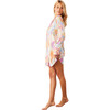 Women's Kara Floral Print Mid-Thigh Length Boyfriend Shirt, Dreamscape - Nightgowns - 2