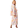 Women's Kaia Floral Print Kimono Robe, Dreamscape - Robes - 3