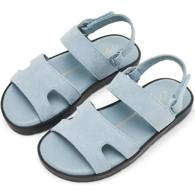 Noa Suede Strap Sandals, Blue - Sandals - 2