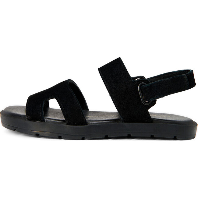 Noa Suede Strap Sandals, Black