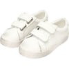 Maeve Leather Velcro Strap Sneakers, White - Sneakers - 2