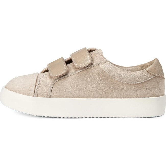 Maeve 2.0 Leather Velcro Strap Sneakers, Beige