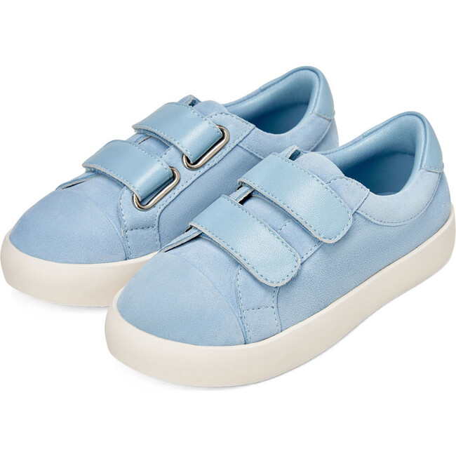 Maeve 2.0 Leather Velcro Strap Sneakers, Blue - Sneakers - 2